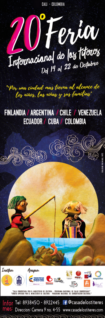 Afiche de la 20 Feria Internacional de los Títeres