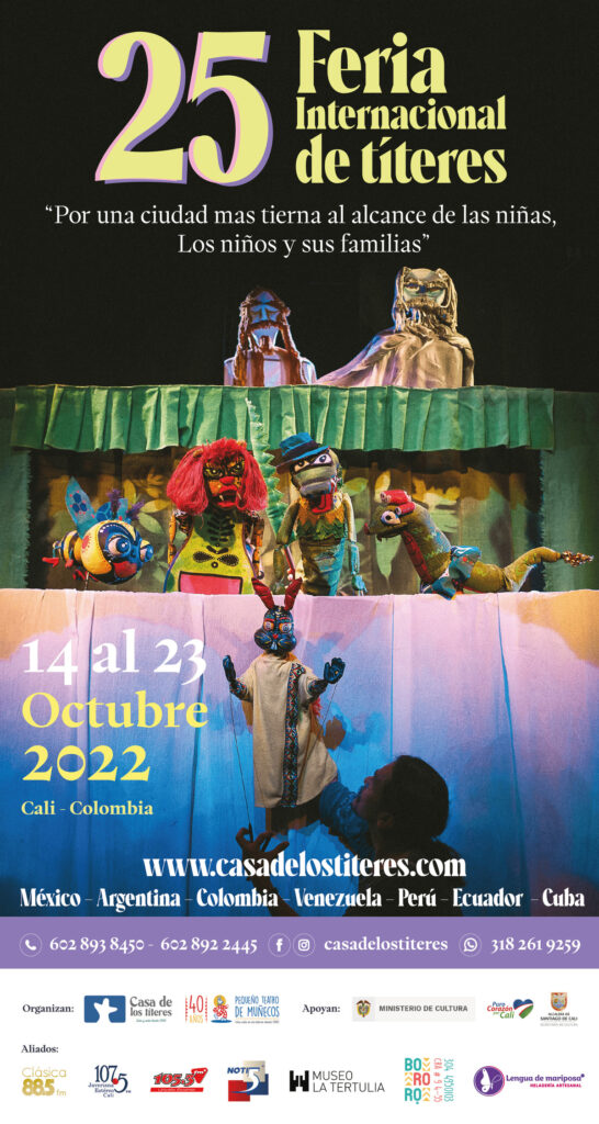 Afiche de la 25 Feria Internacional de Títeres