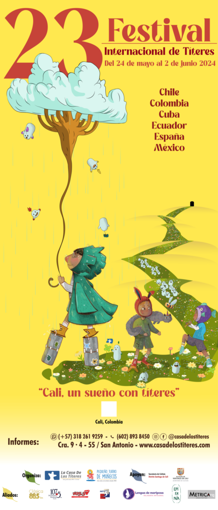 Afiche del 23 Festival Internacional de Títeres