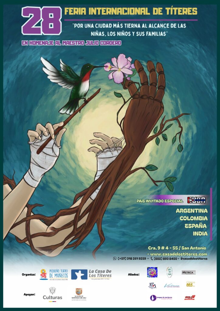 Afiche de la 28 Feria Internacional de los Títeres