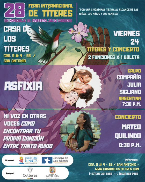 Títeres y Musica: Viernes 24 - OCT