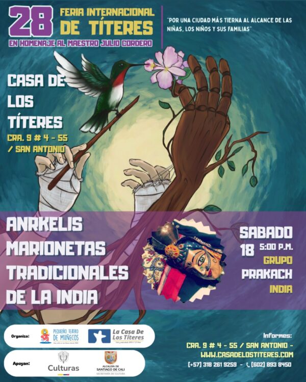 Marionetas tradicionales de la India - Sábado 18 y Domingo 19 OCT