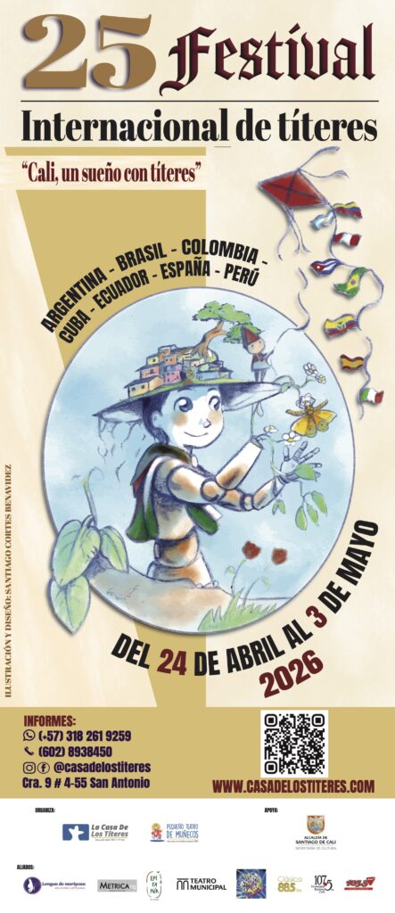 Afiche del 25 Festival Internacional de Títeres